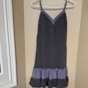 Sheer lightweight Spaghetti Strap Dress C&C Barneys small good condition